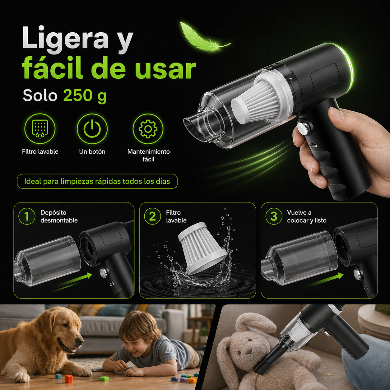 ASPIRADORA DE MANO