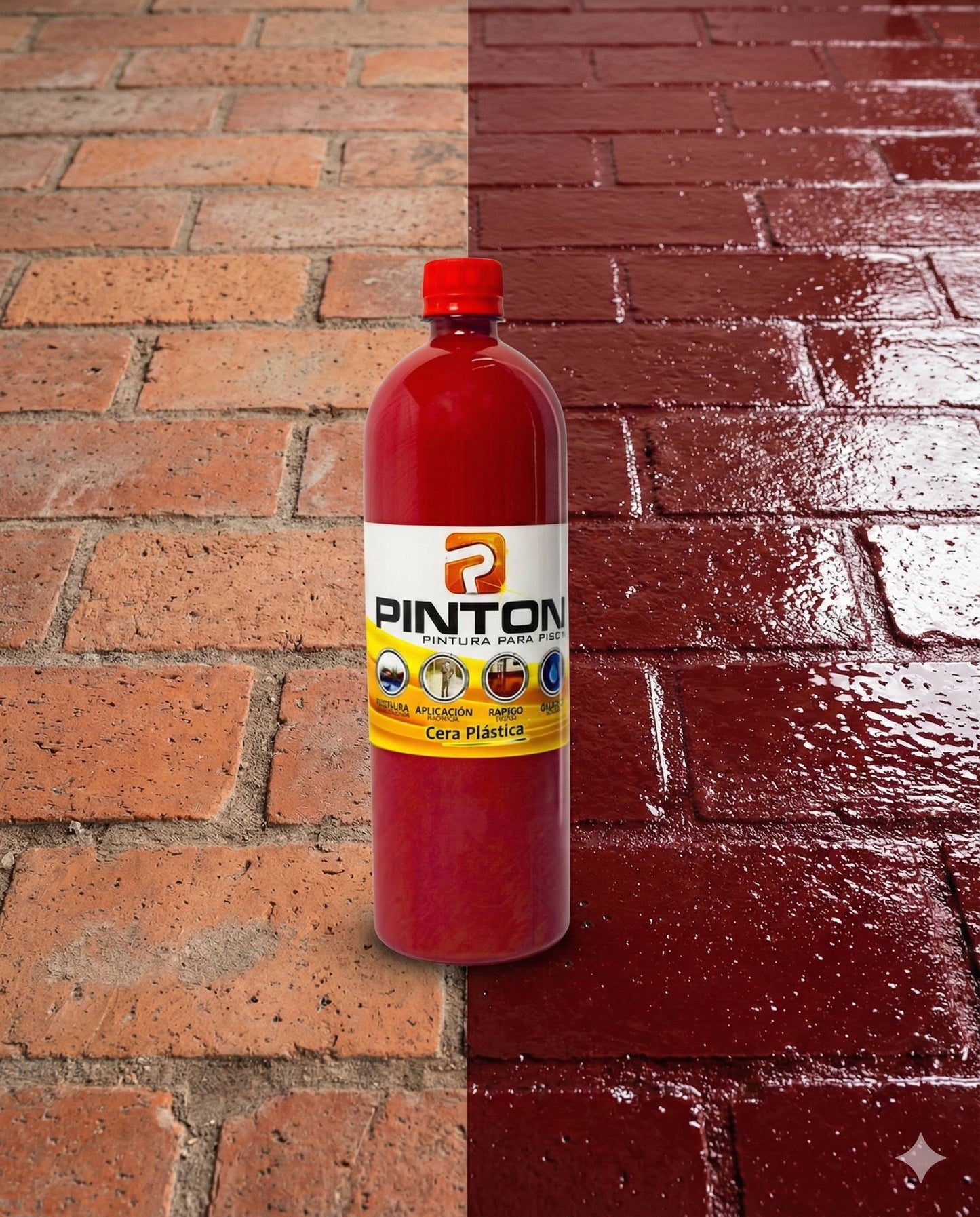 Cera plástica Pintón (2 litros + 2 Cepillos)