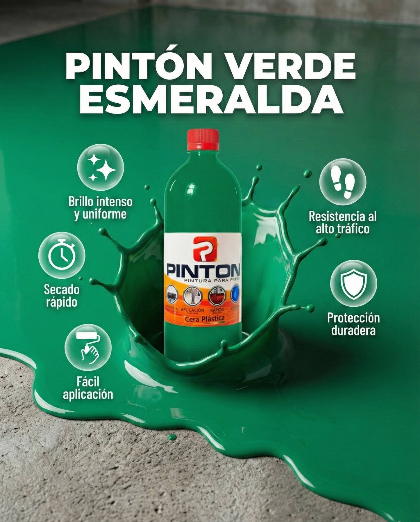 Cera plástica Pintón (2 litros + 2 Cepillos)
