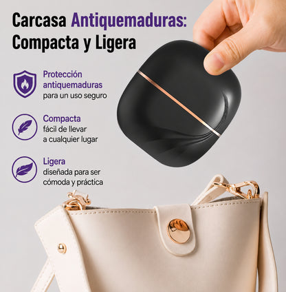 Mini Cepillo Alisador Recargable Viral