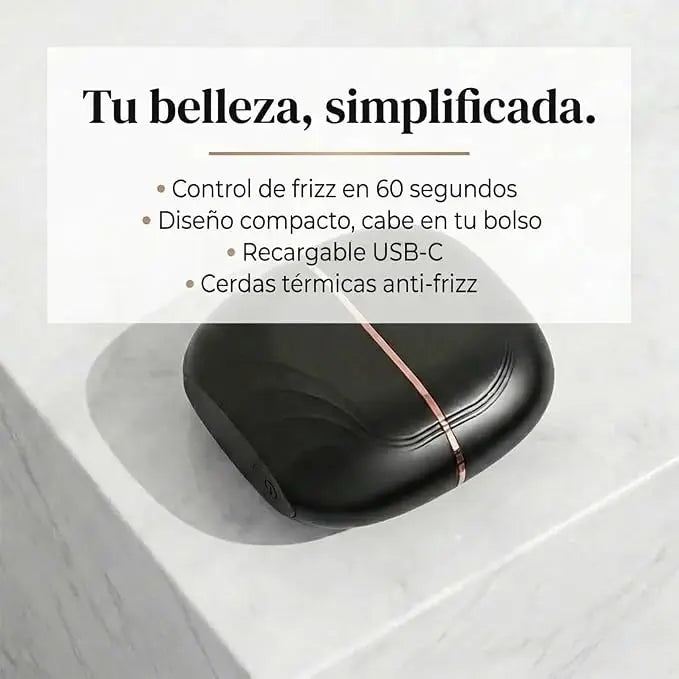 Mini Cepillo Alisador Recargable Viral