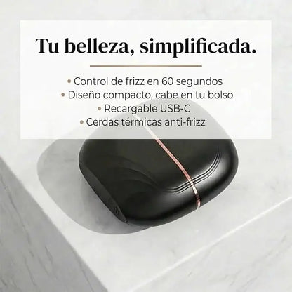 Mini Cepillo Alisador Recargable Viral
