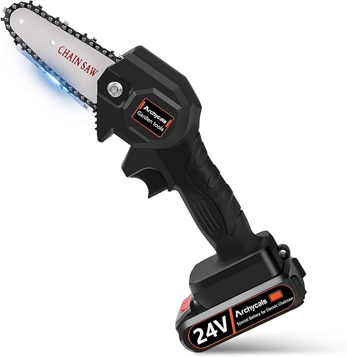 Potente Mini Motosierra De Mano Recargable 24W - 2 Baterías