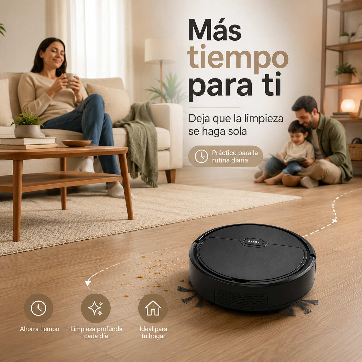 ASPIRADORA ROBOT GRANDE