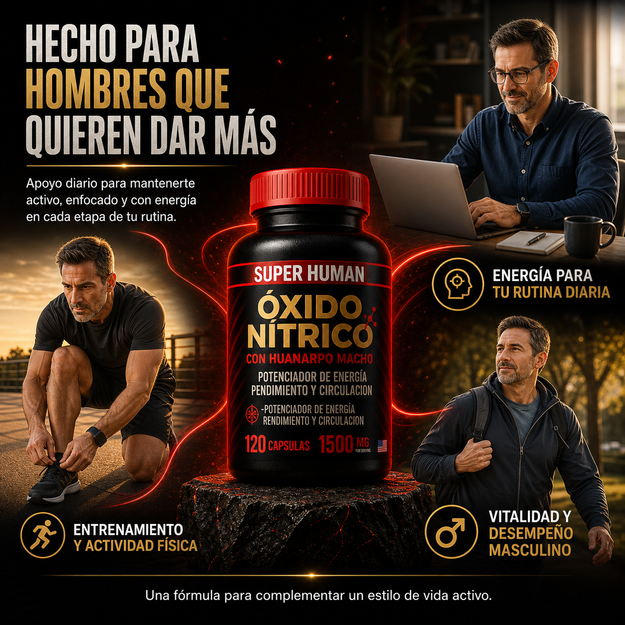 Óxido Nítrico – Cápsulas SuperHuman