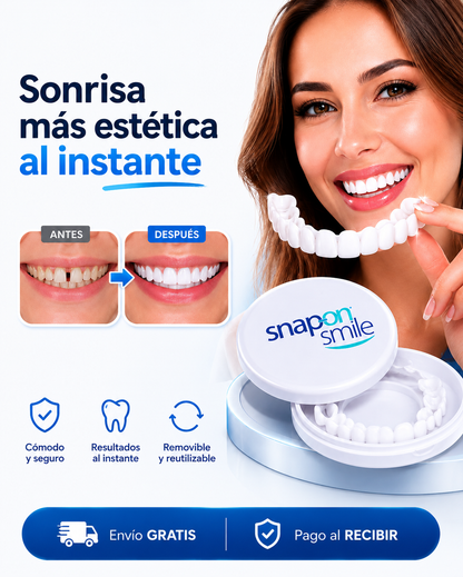 SNAP SMILE™ CARILLAS DENTALES REMOVIBLES