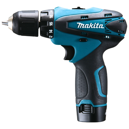 Potente Taladro inalámbrico MAKITA de 18W con percutor - 2 Batería