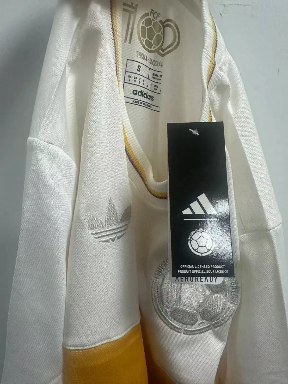 Camiseta selección Colombia aniversario 100 años + BALON FUTBOL PREMIUM #5