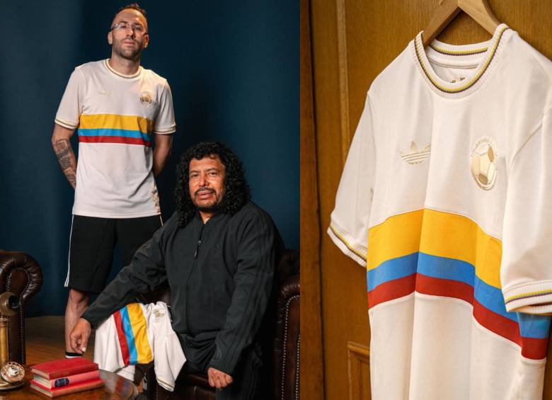 Camiseta selección Colombia aniversario 100 años + BALON FUTBOL PREMIUM #5
